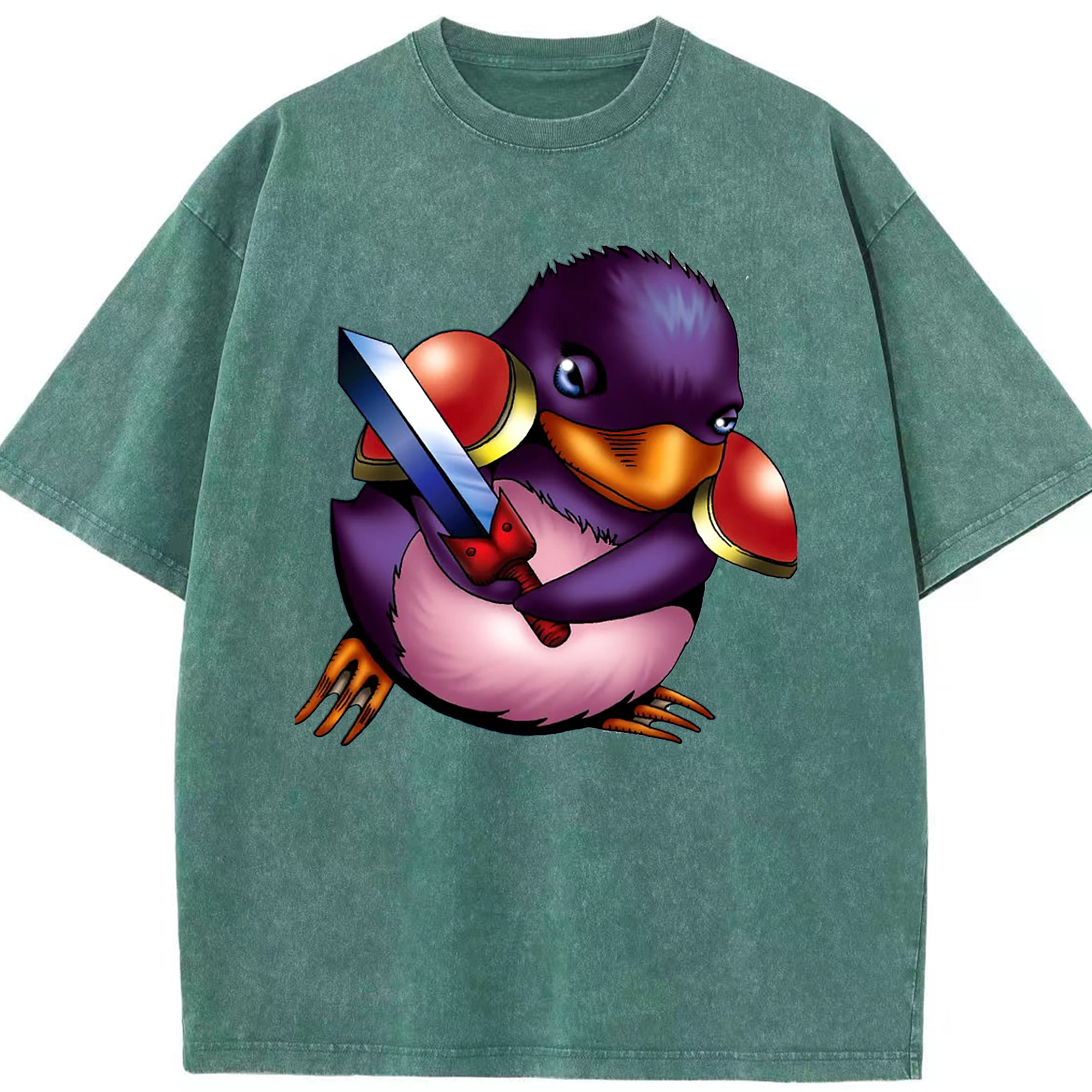 （画像用） 遊☆戯☆王 Yu-Gi-Oh! 綿100% ヴィンテージ風 半袖Tシャツ（フロントプリント）
